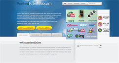 Desktop Screenshot of perfectfakewebcam.com